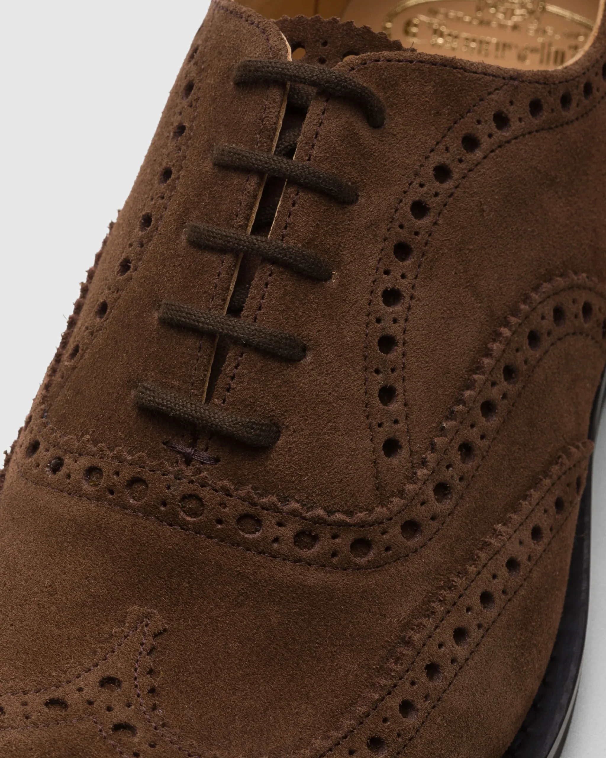 Amersham Lw - Castoro Suede Oxford Brogue