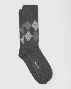 Argyle Socks with Cashmere - Argyle Socks with Cashmere