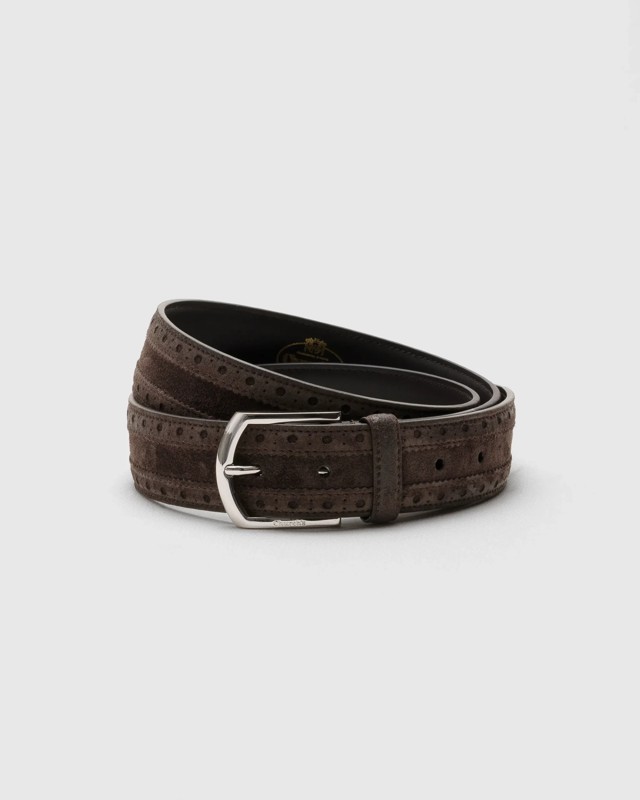 Belt - Brogue Antique Suede Belt