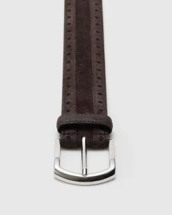 Belt - Brogue Antique Suede Belt