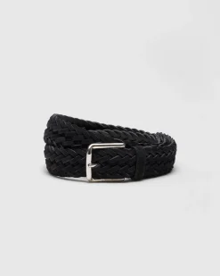 Belt - Woven Suede Belt