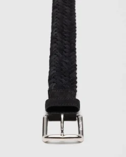 Belt - Woven Suede Belt