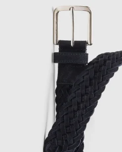 Belt - Woven Suede Belt
