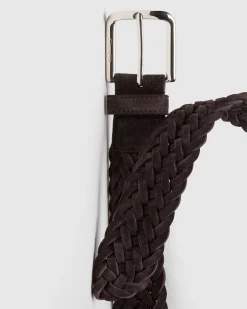Belt - Woven Suede Belt