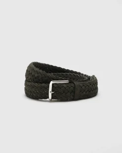 Belt - Woven Suede Belt
