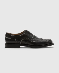 Burwood Met. - Polished Binder Oxford Brogue Stud