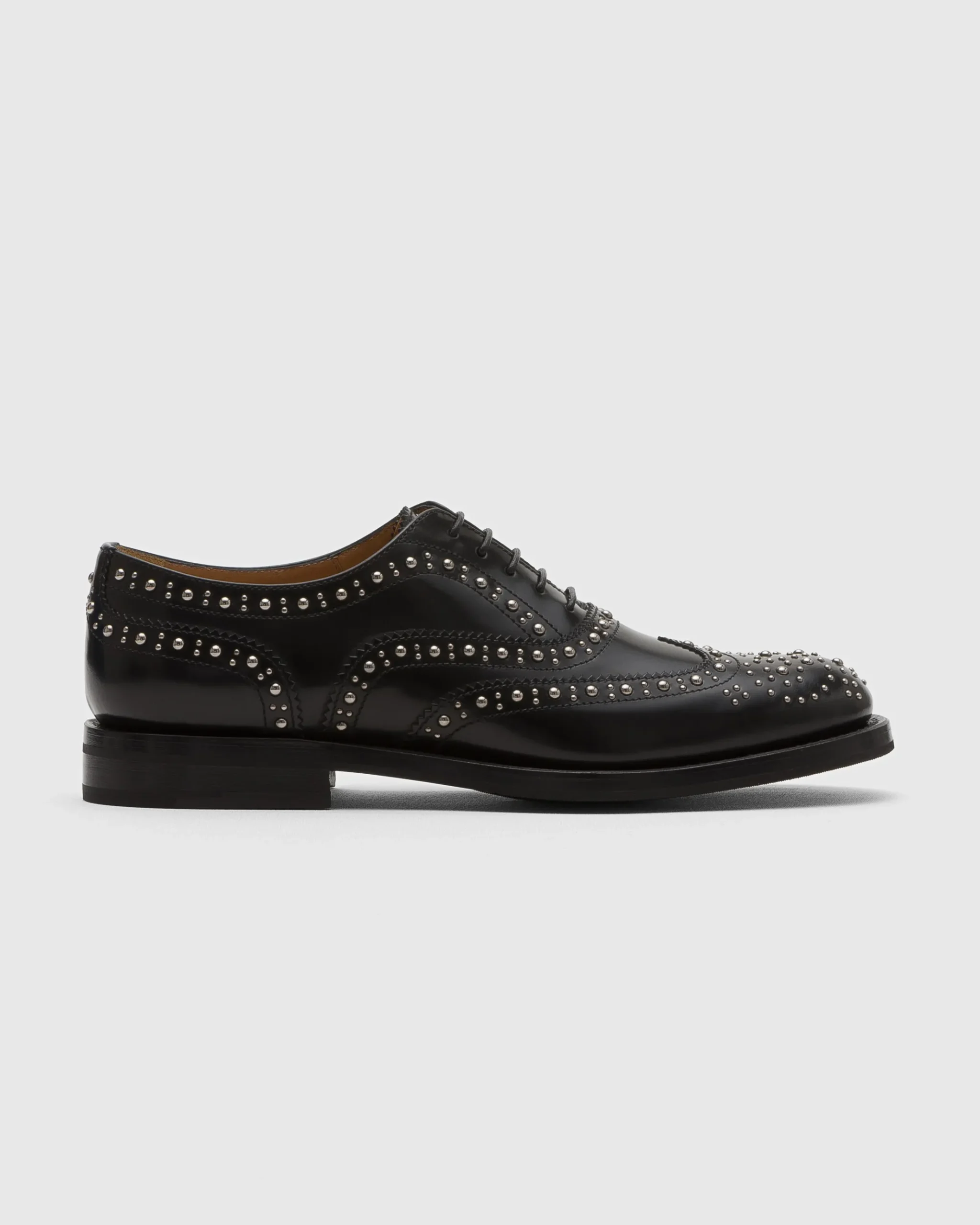 Burwood Met. - Polished Binder Oxford Brogue with Studs