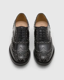 Burwood Met. - Polished Binder Oxford Brogue with Studs