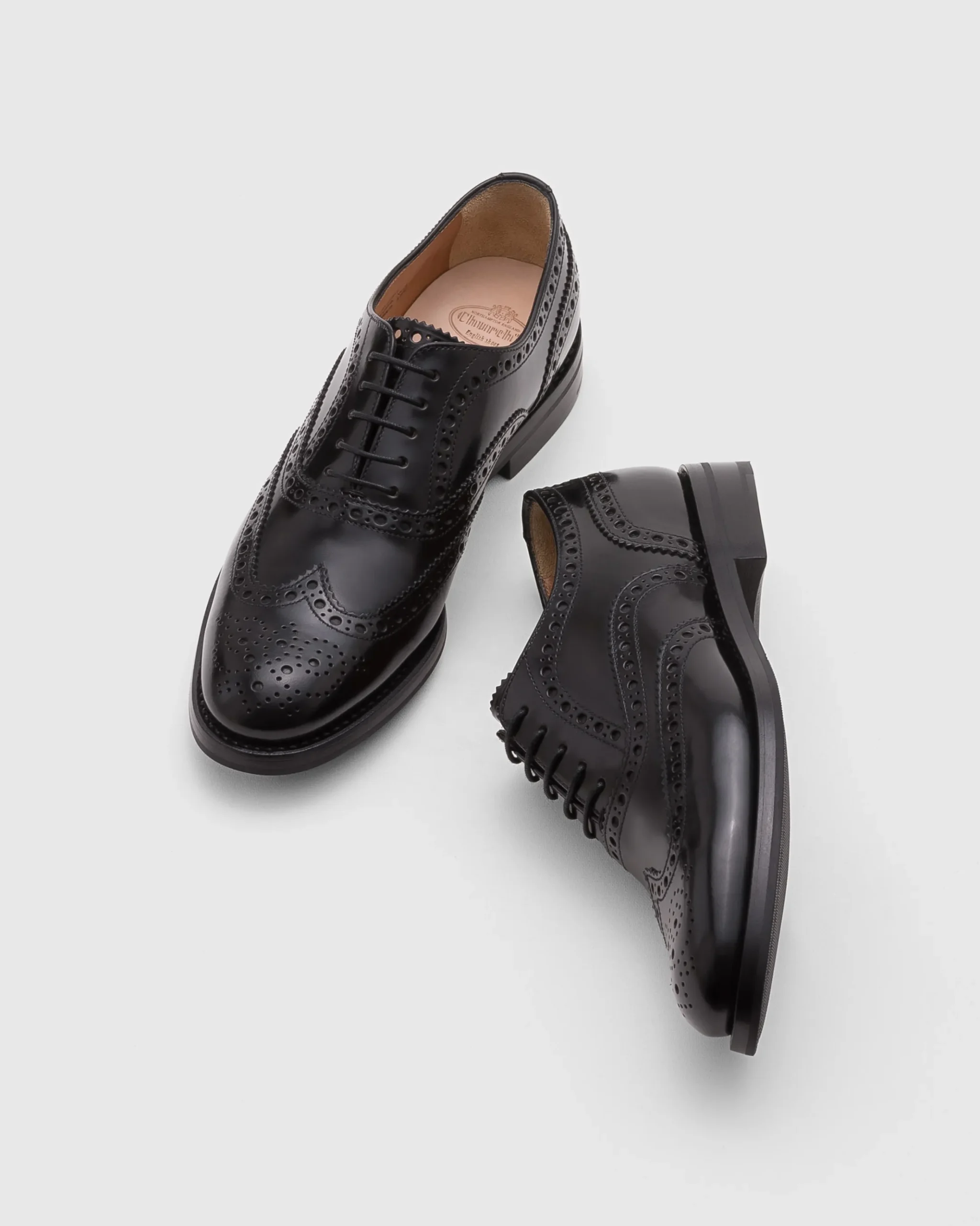 Burwood Wg - Brushed calfskin lace-ups