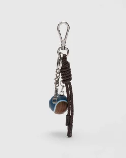 Charm - Tennis Charm in Nappa Leather and Resin