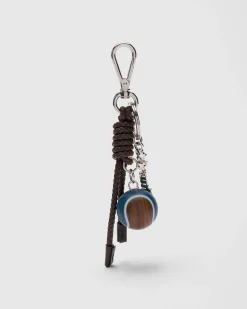 Charm - Tennis Charm in Nappa Leather and Resin
