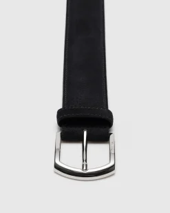Classic Buckle Belt - Suede Belt