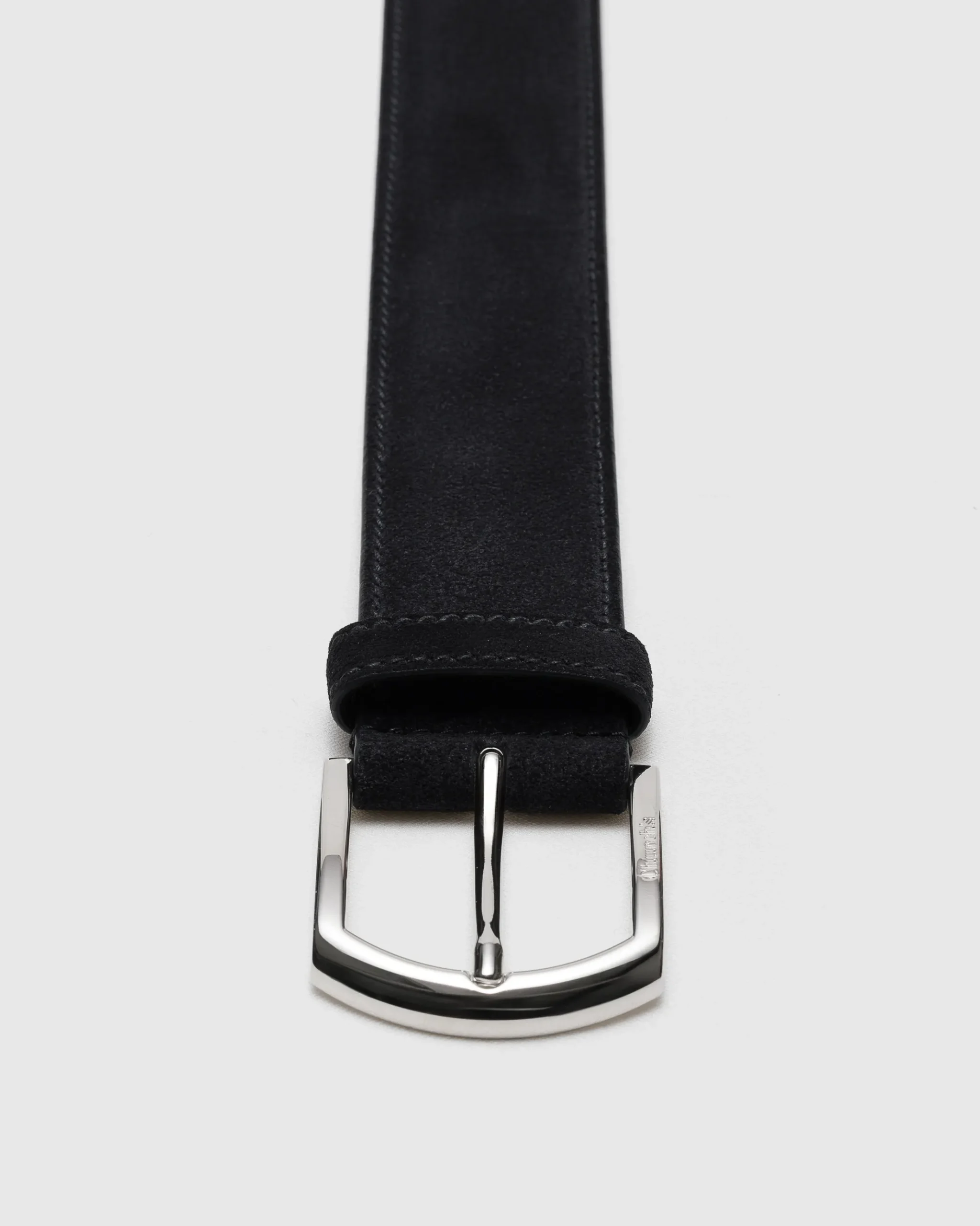 Classic Buckle Belt - Suede Belt