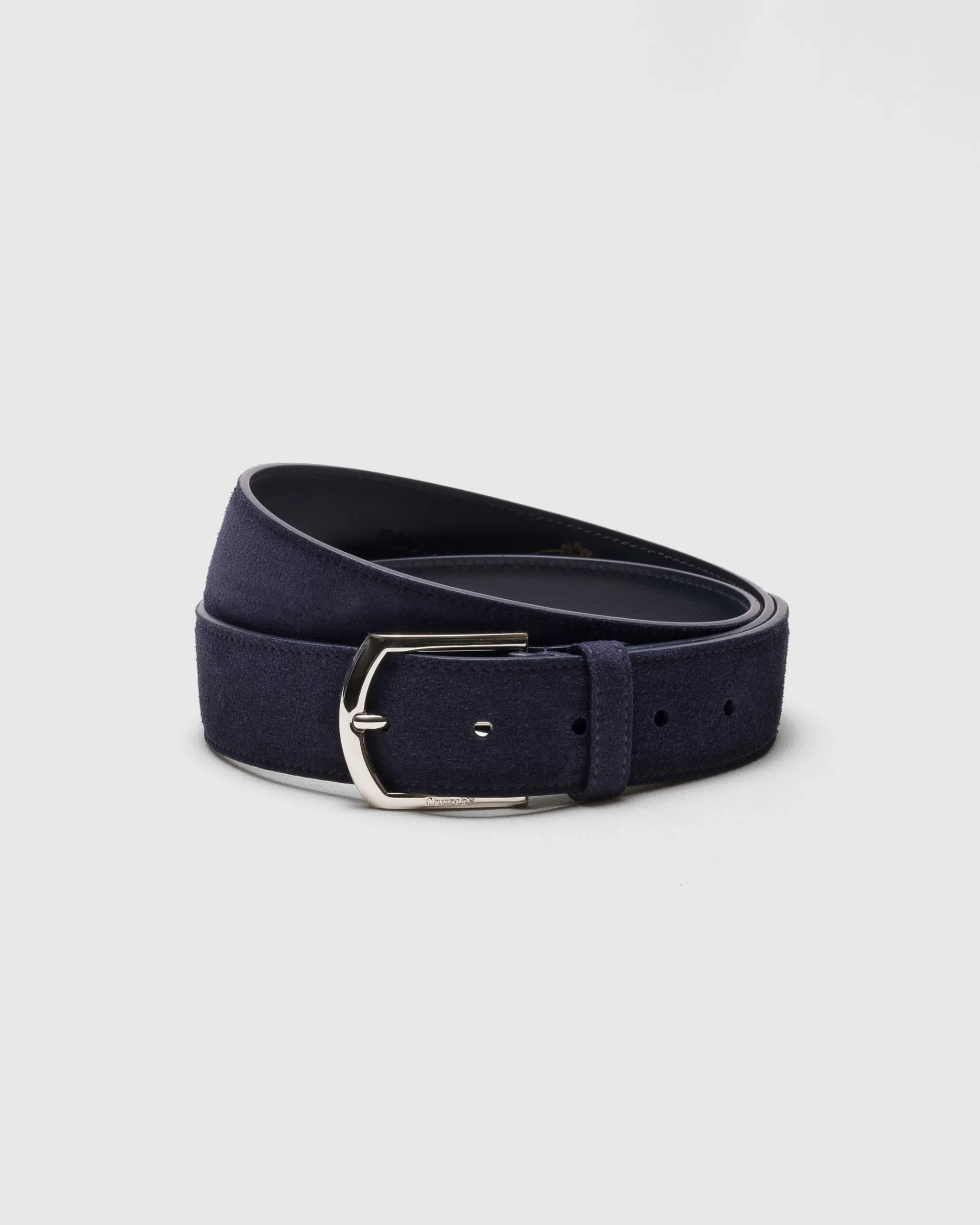 Classic Buckle Belt - Suede Belt
