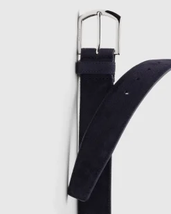 Classic Buckle Belt - Suede Belt