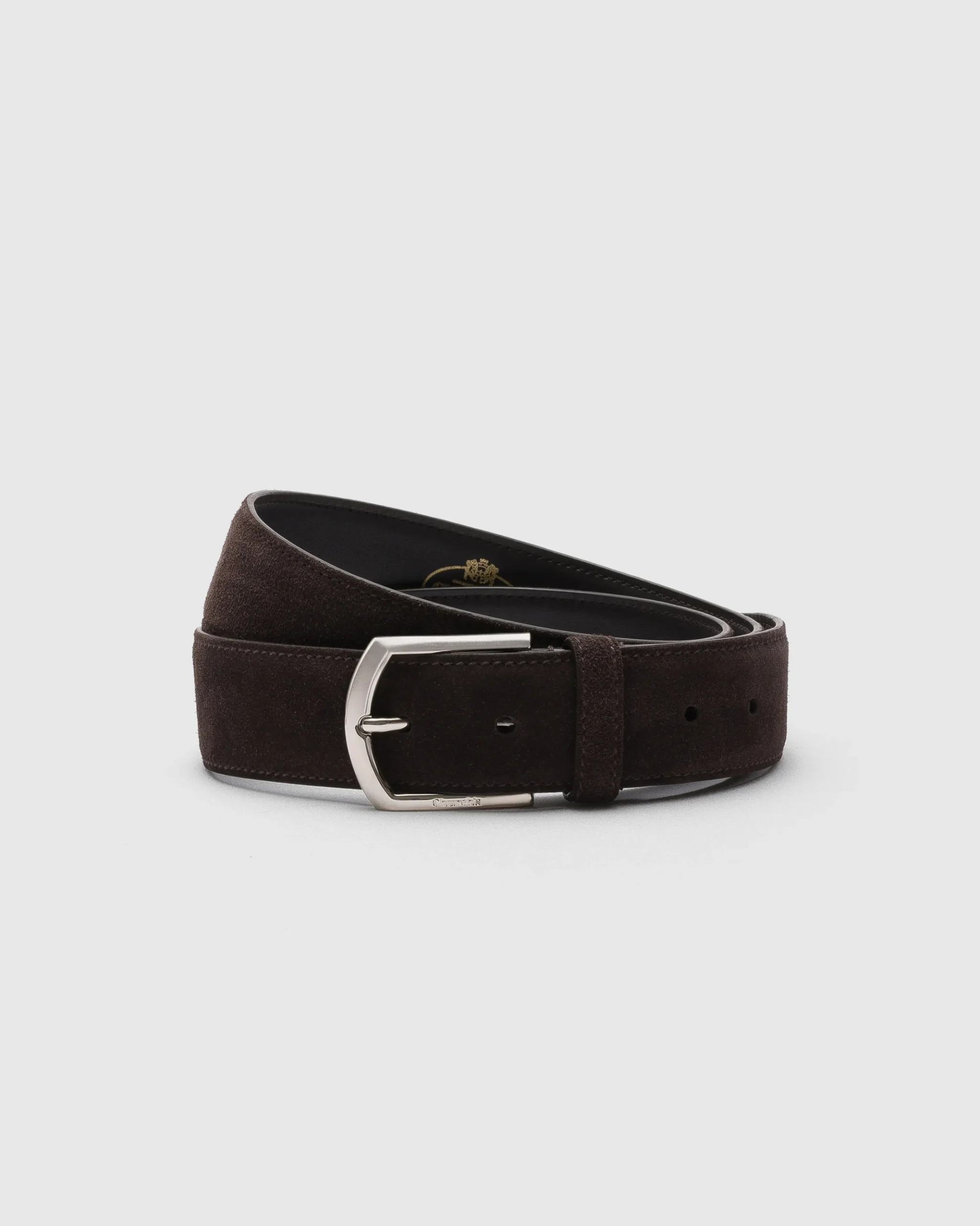 Classic Buckle Belt - Suede Belt