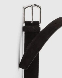 Classic Buckle Belt - Suede Belt