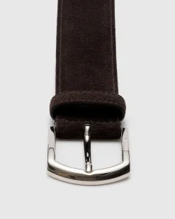 Classic Buckle Belt - Suede Belt