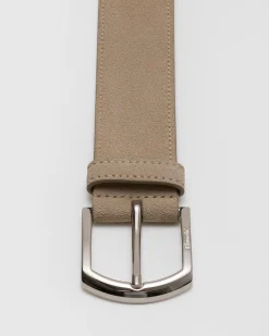 Classic Buckle Belt - Suede Belt
