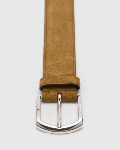 Classic Buckle Belt - Suede Belt