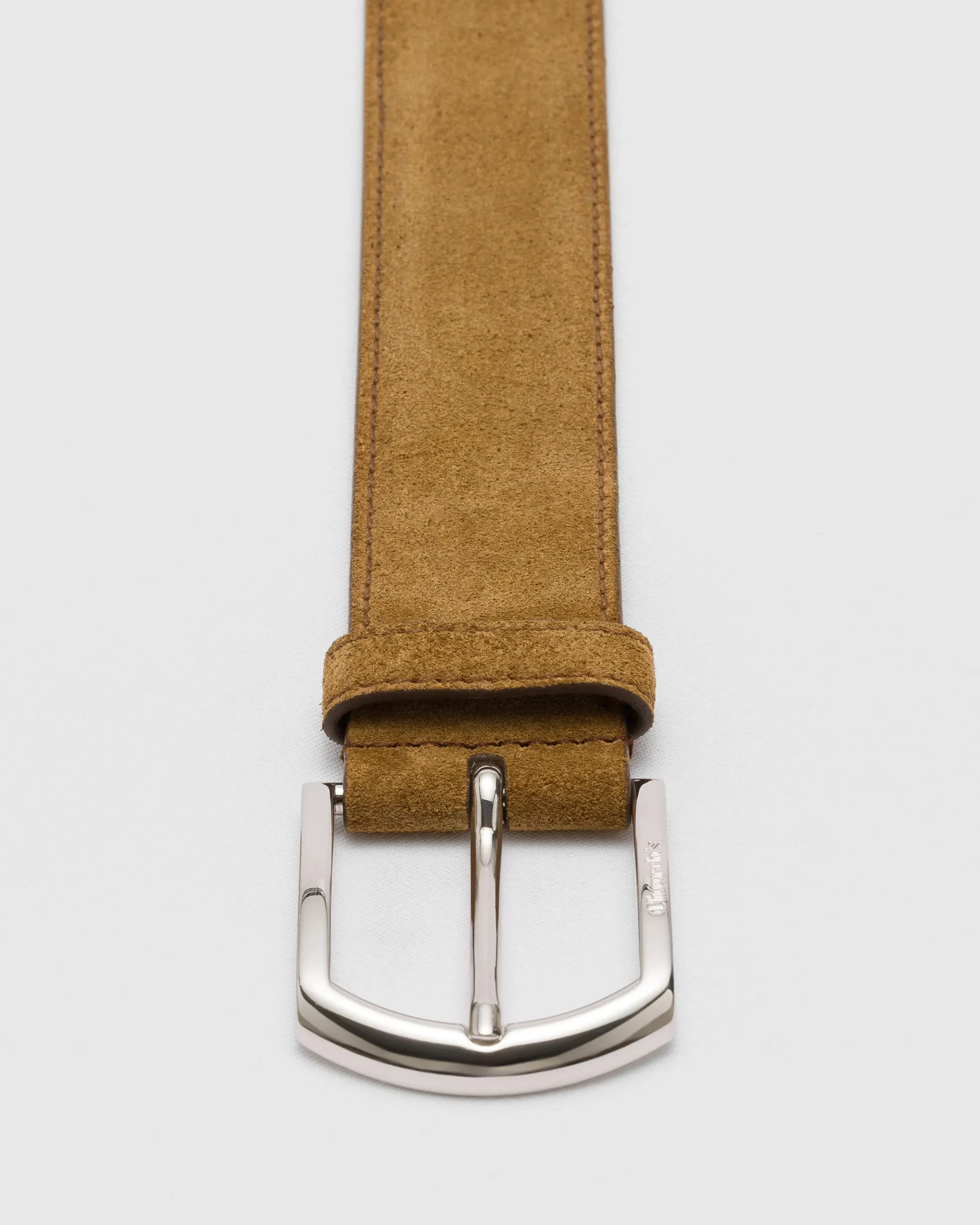 Classic Buckle Belt - Suede Belt