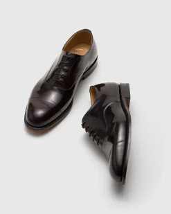 Consul - Polished Fumé Leather Oxford