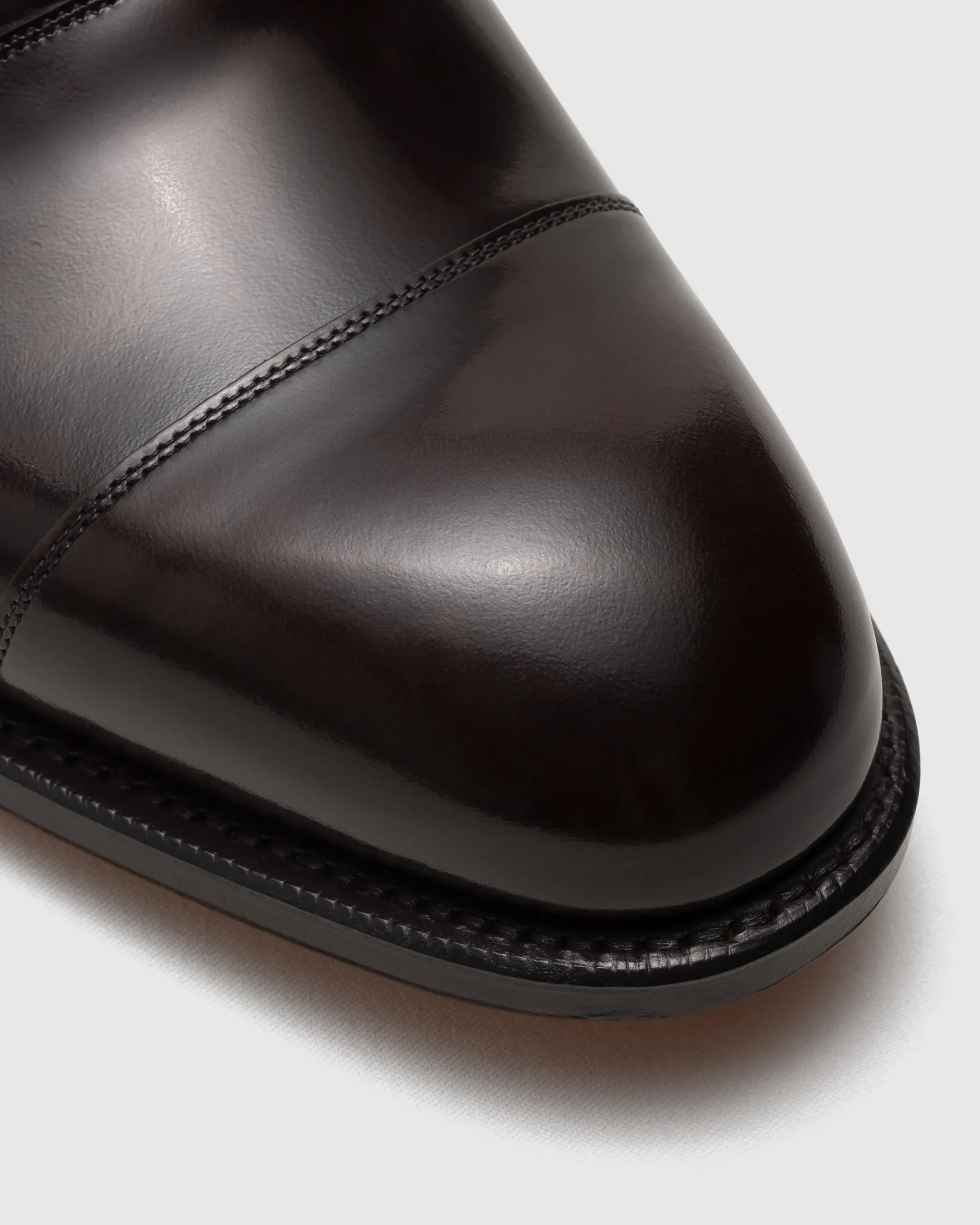 Consul - Polished Fumé Leather Oxford