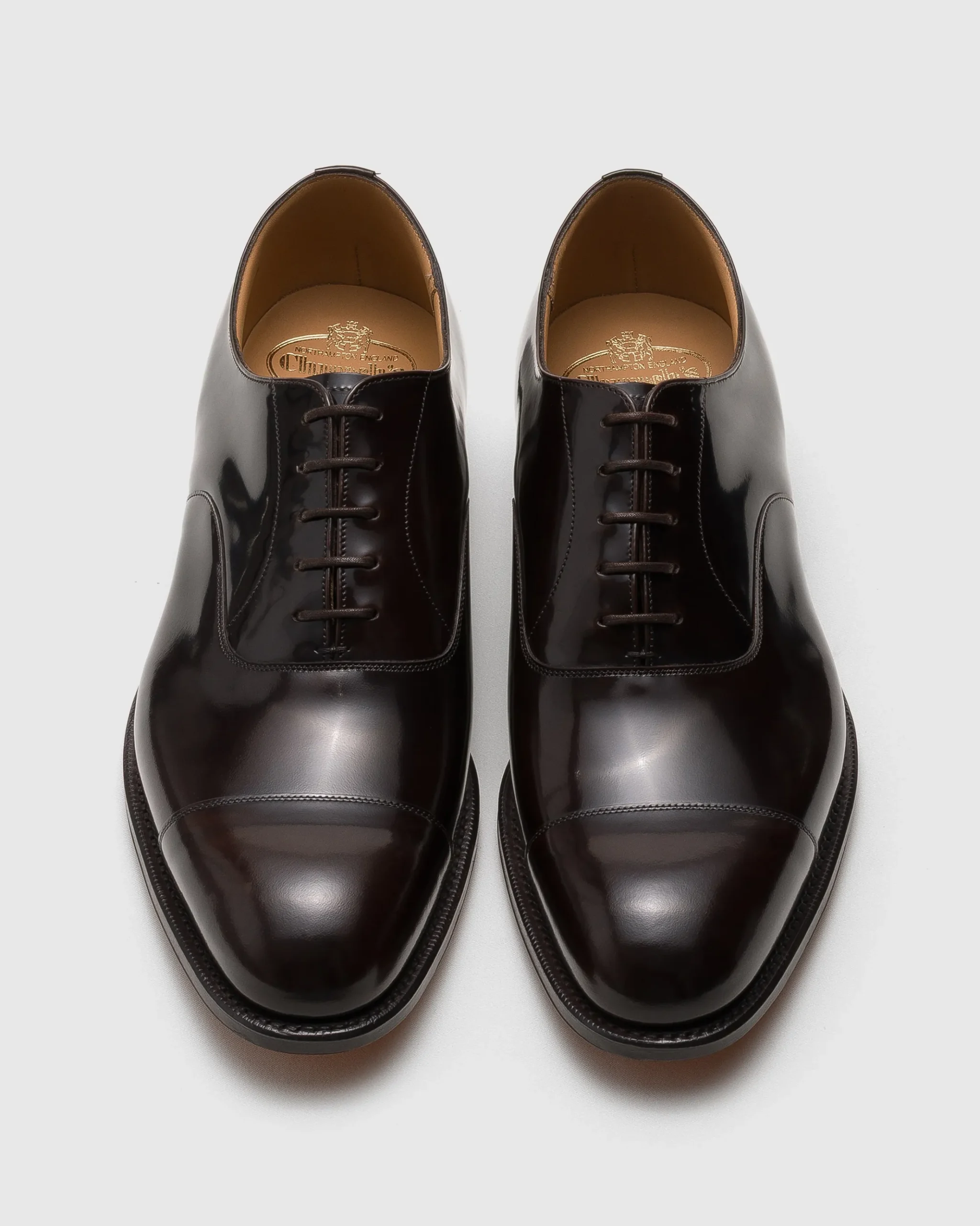 Consul - Polished Fumé Leather Oxford