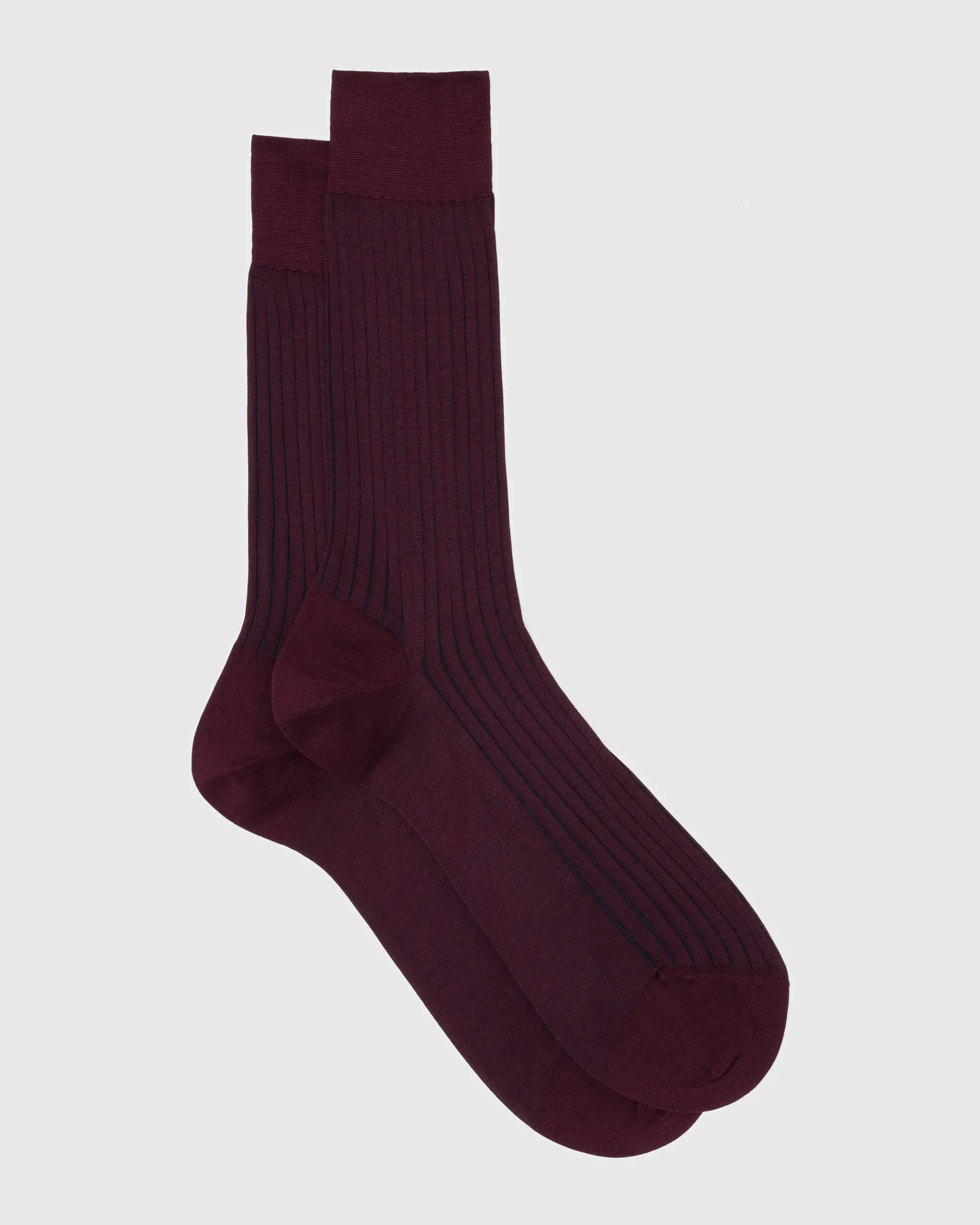 Contrast Ribbed Socks - Cotton Ribbed Short