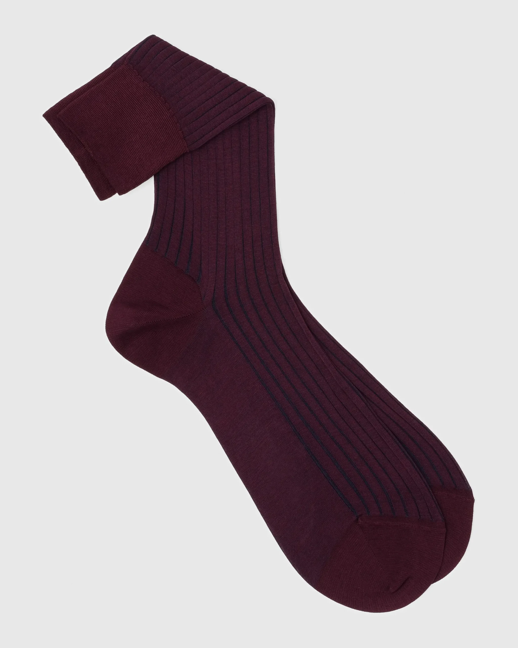 Contrast Ribbed Socks - Cotton Ribbed Short