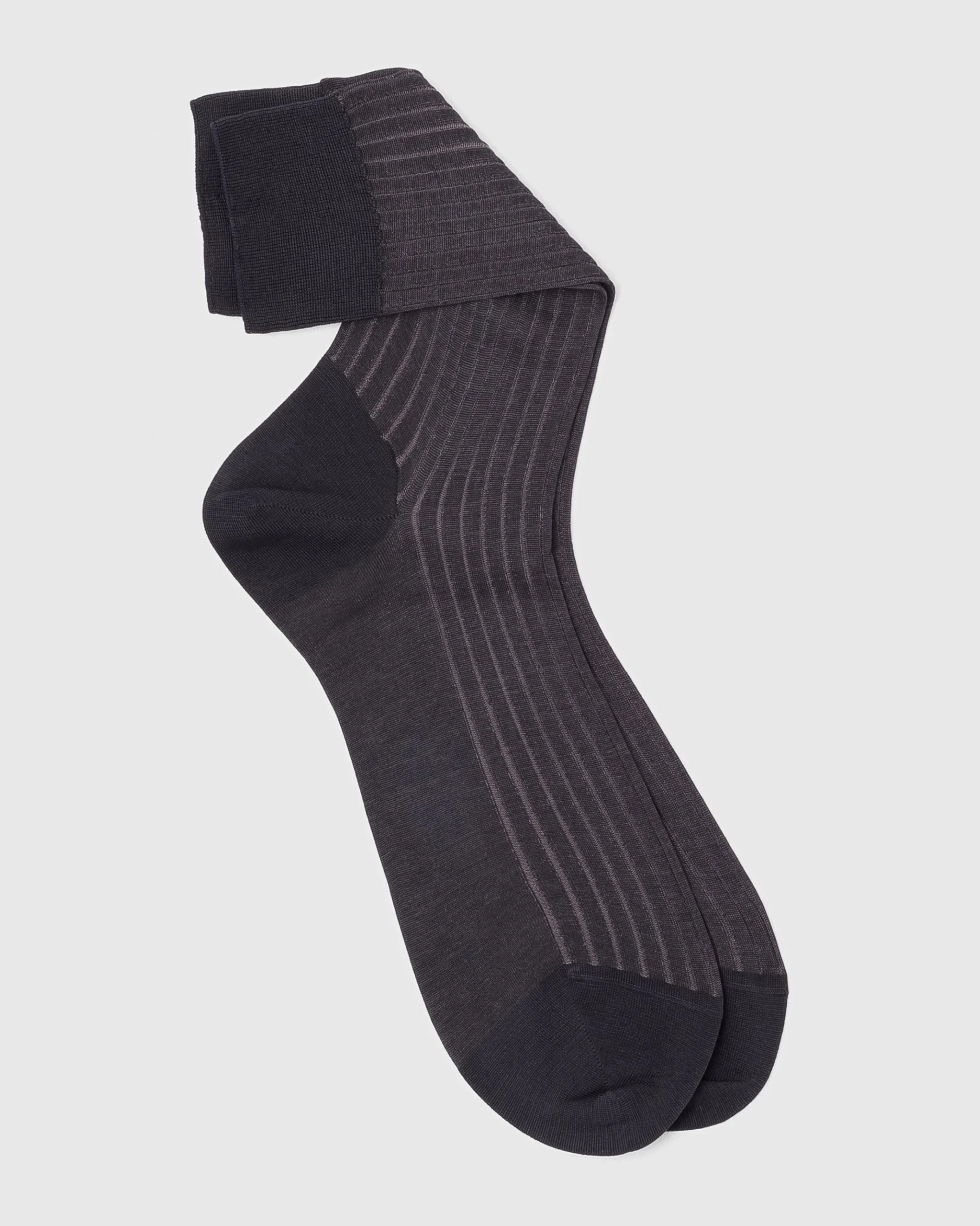 Contrast Ribbed Socks - Cotton Ribbed Short