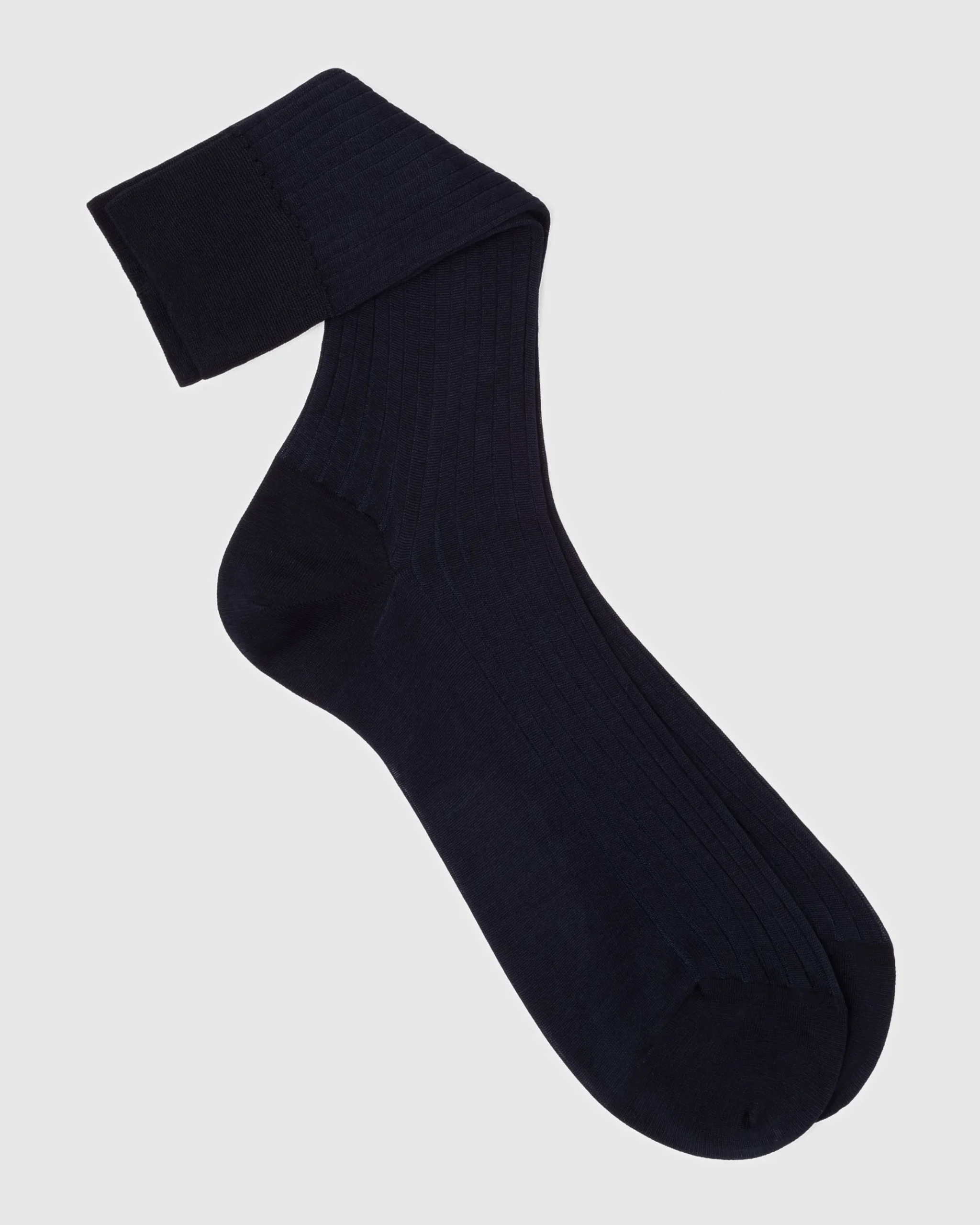 Contrast Ribbed Socks - Cotton Ribbed Short