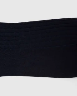 Contrast Ribbed Socks - Cotton Ribbed Short