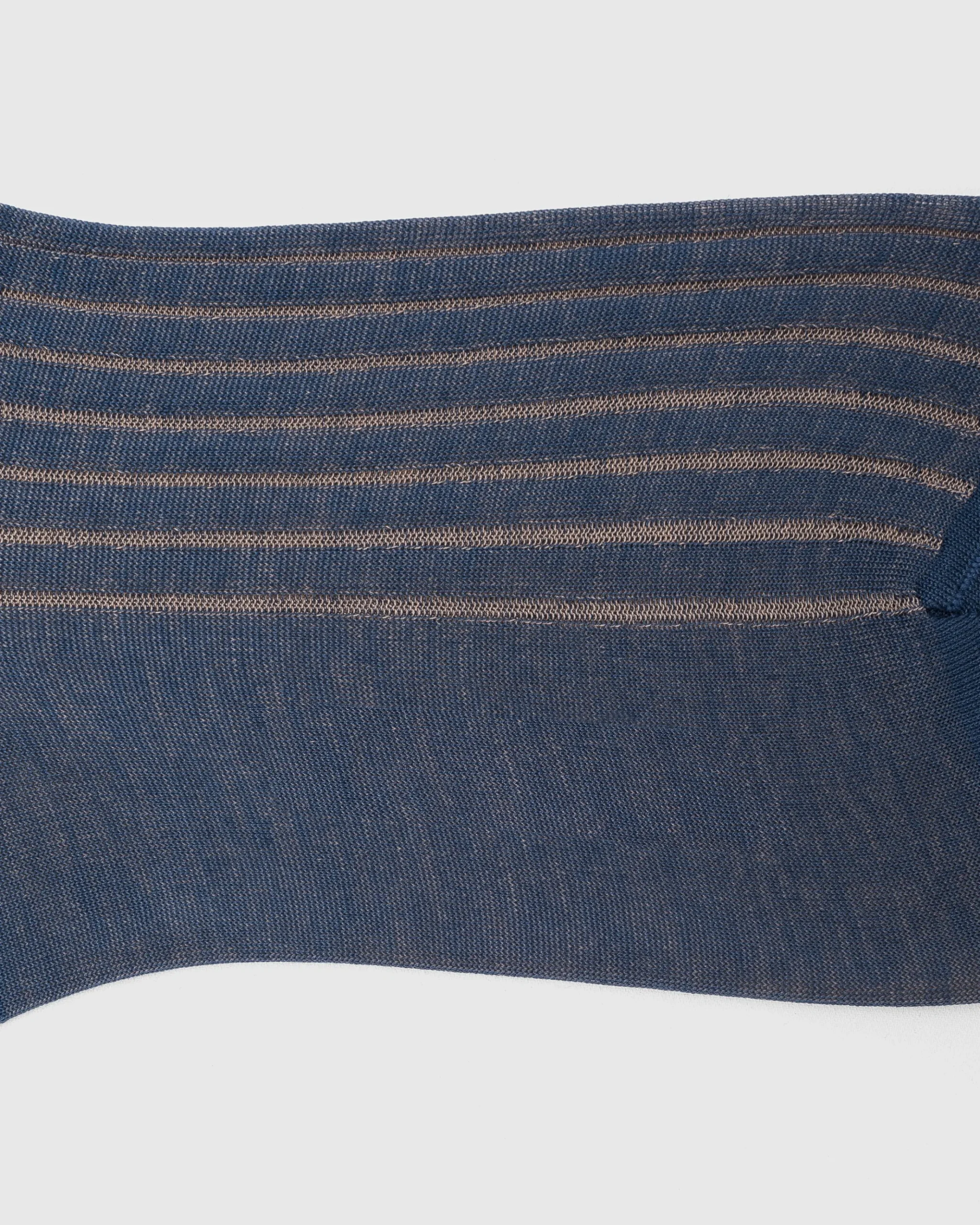 Contrast Ribbed Socks - Cotton Ribbed Short