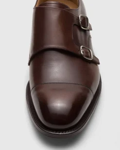 Cowes - Bleached Calfskin Monk Strap