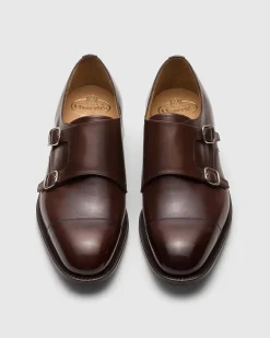 Cowes - Bleached Calfskin Monk Strap