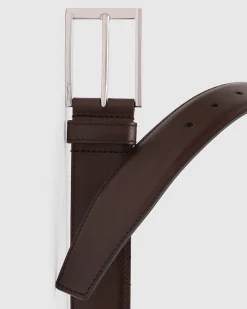 Elongated Buckle Belt - Nevada Leather