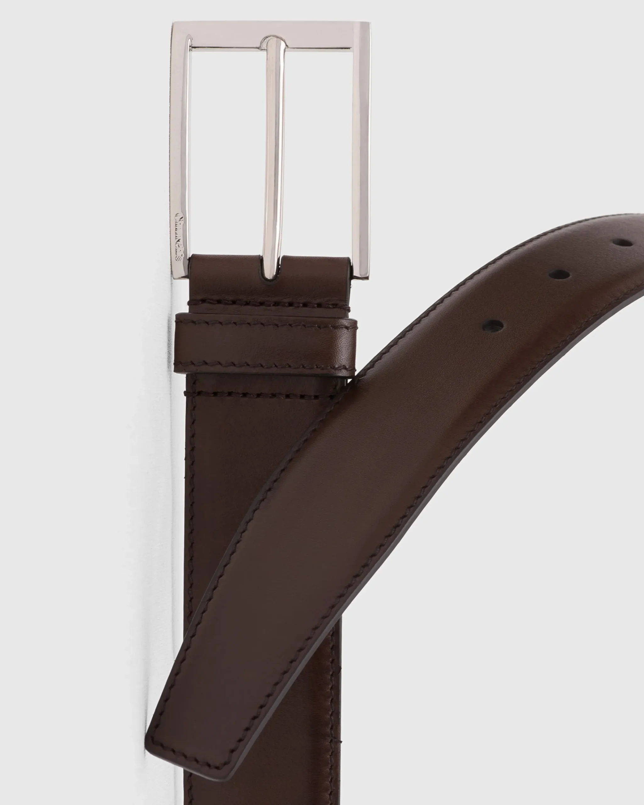 Elongated Buckle Belt - Nevada Leather