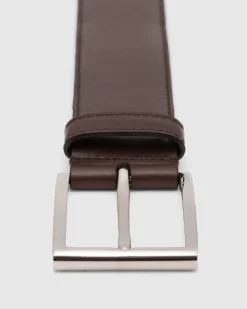 Elongated Buckle Belt - Nevada Leather