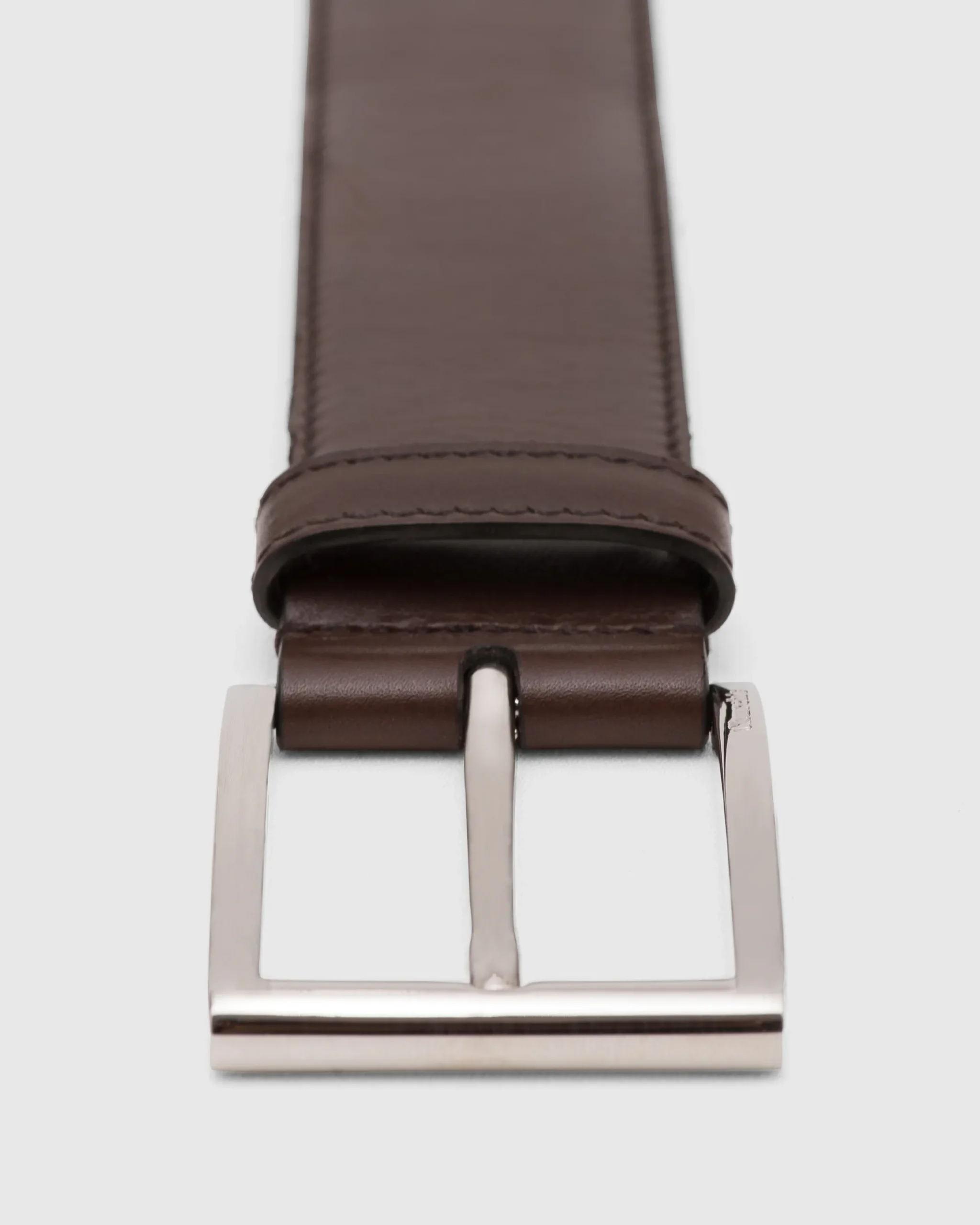 Elongated Buckle Belt - Nevada Leather