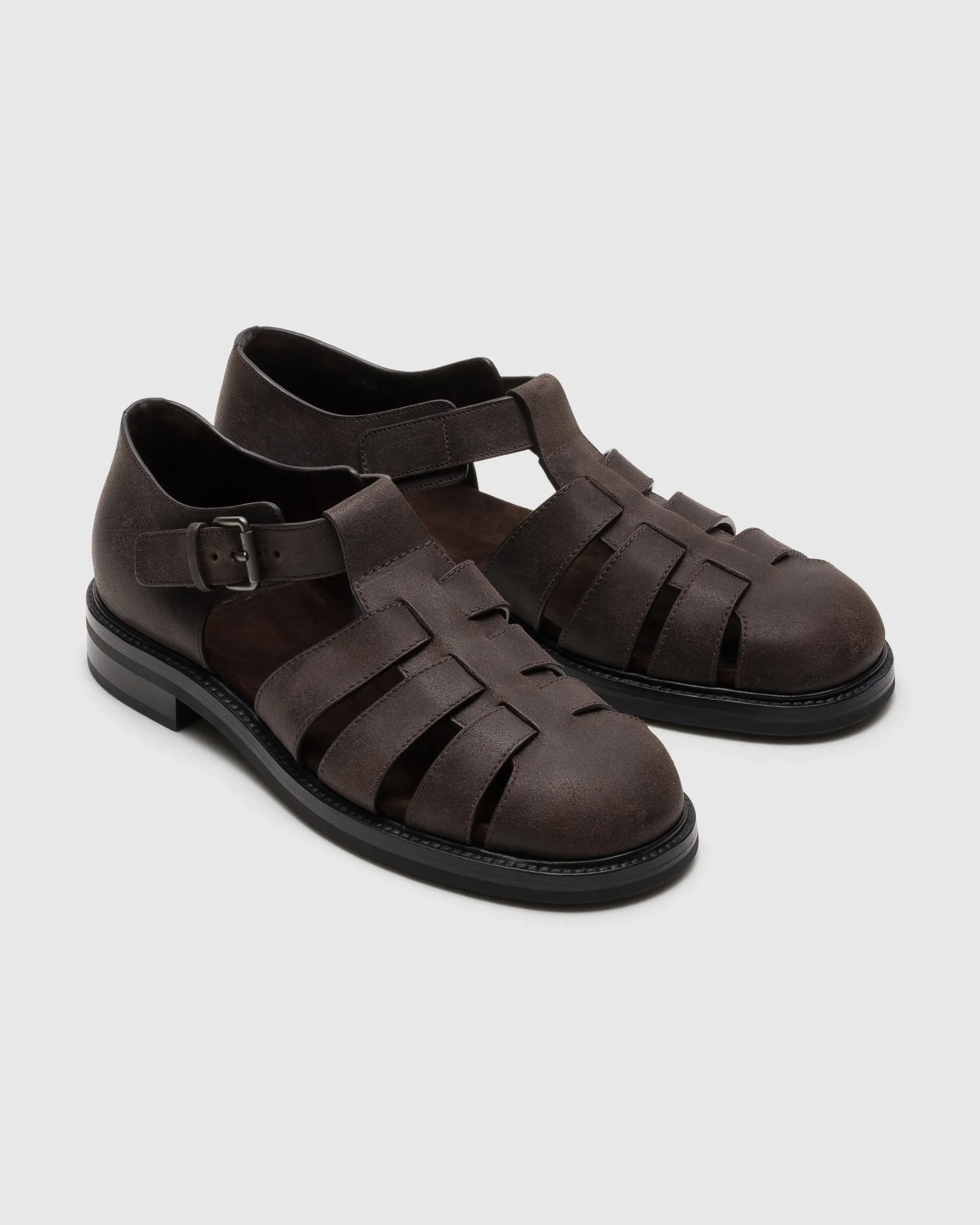 Fisherman Winter - Waxed Suede Sandal