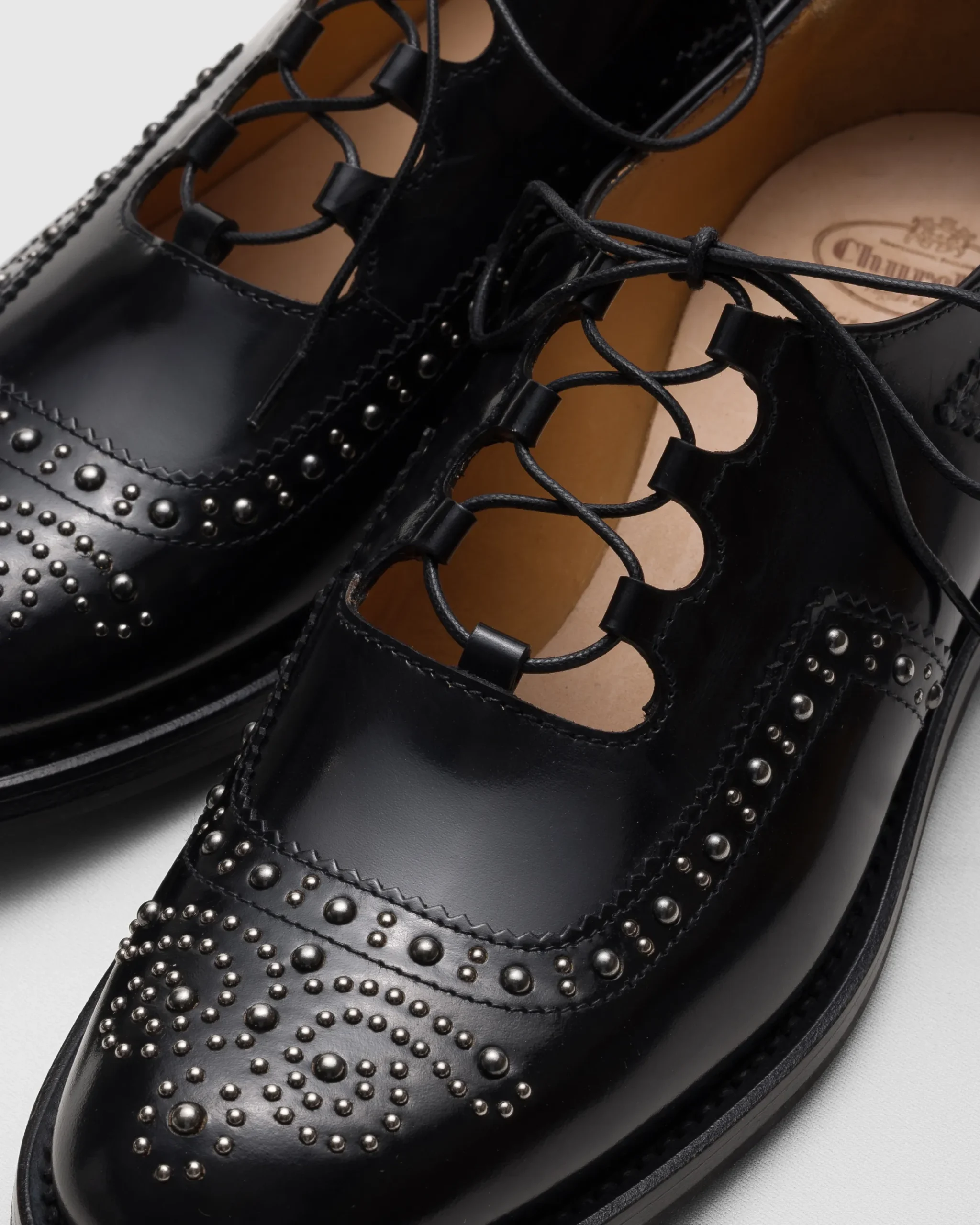 Ghillie Met. - Polished Binder Ghillies with Studs