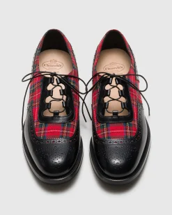 Ghillie - Polished Fumé Leather and Wool Ghillies