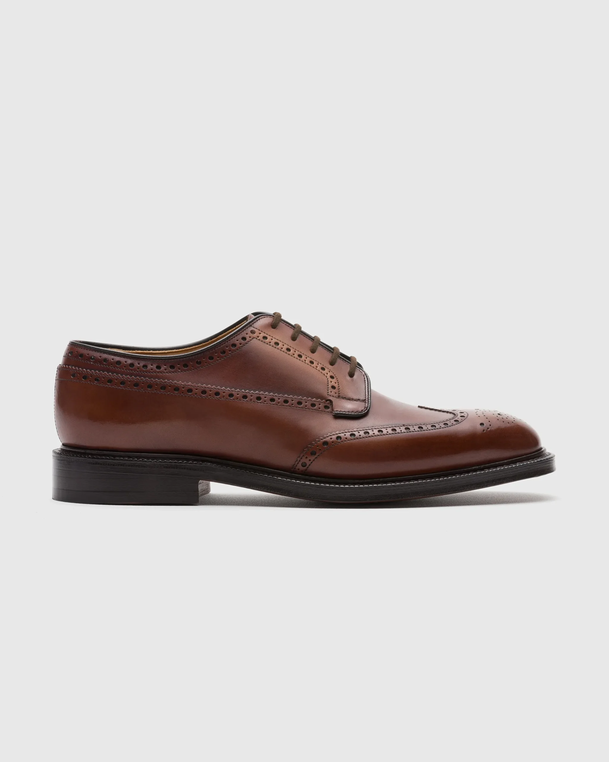 Grafton 173 - Bleached Calfskin Derby Brogue