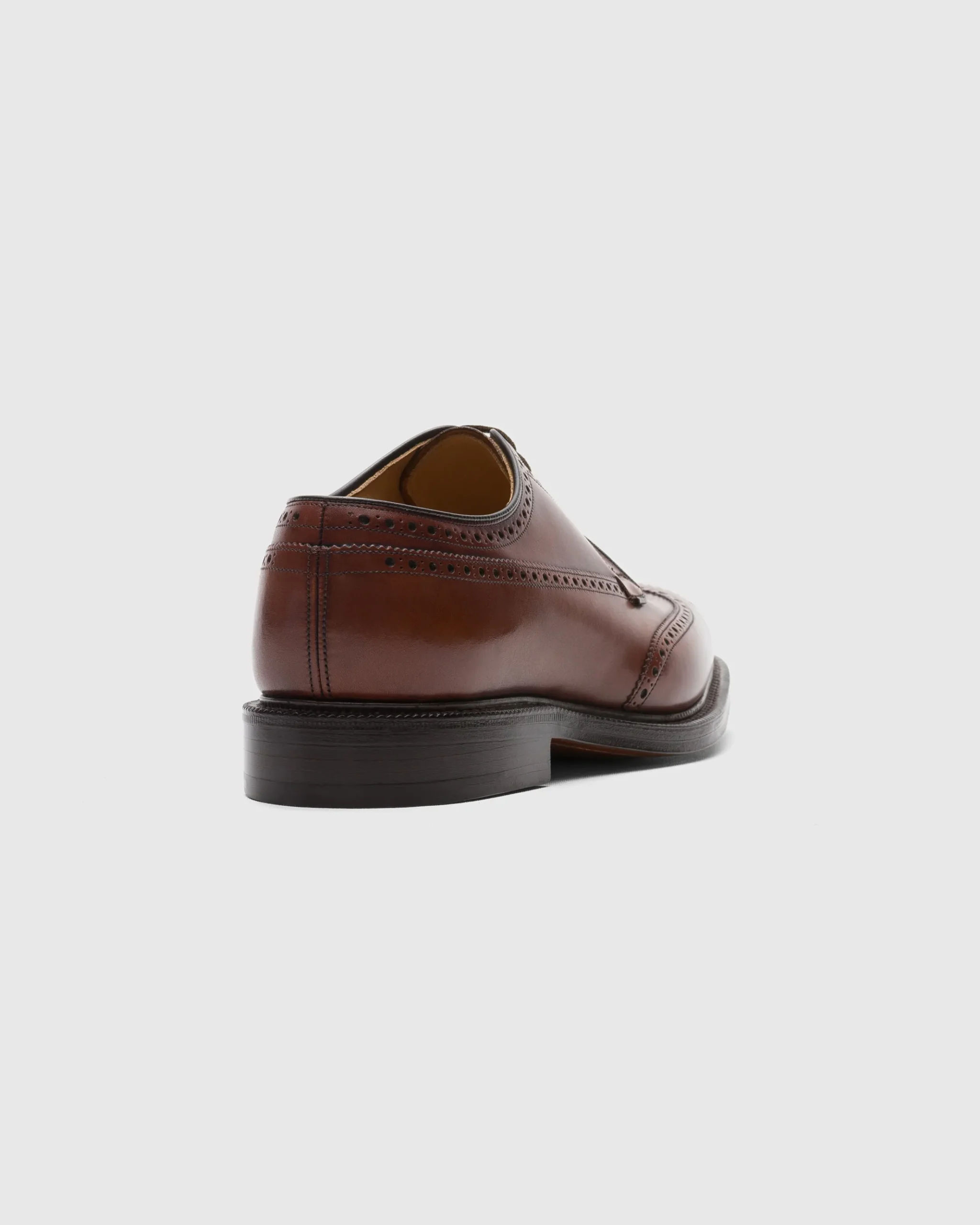 Grafton 173 - Bleached Calfskin Derby Brogue