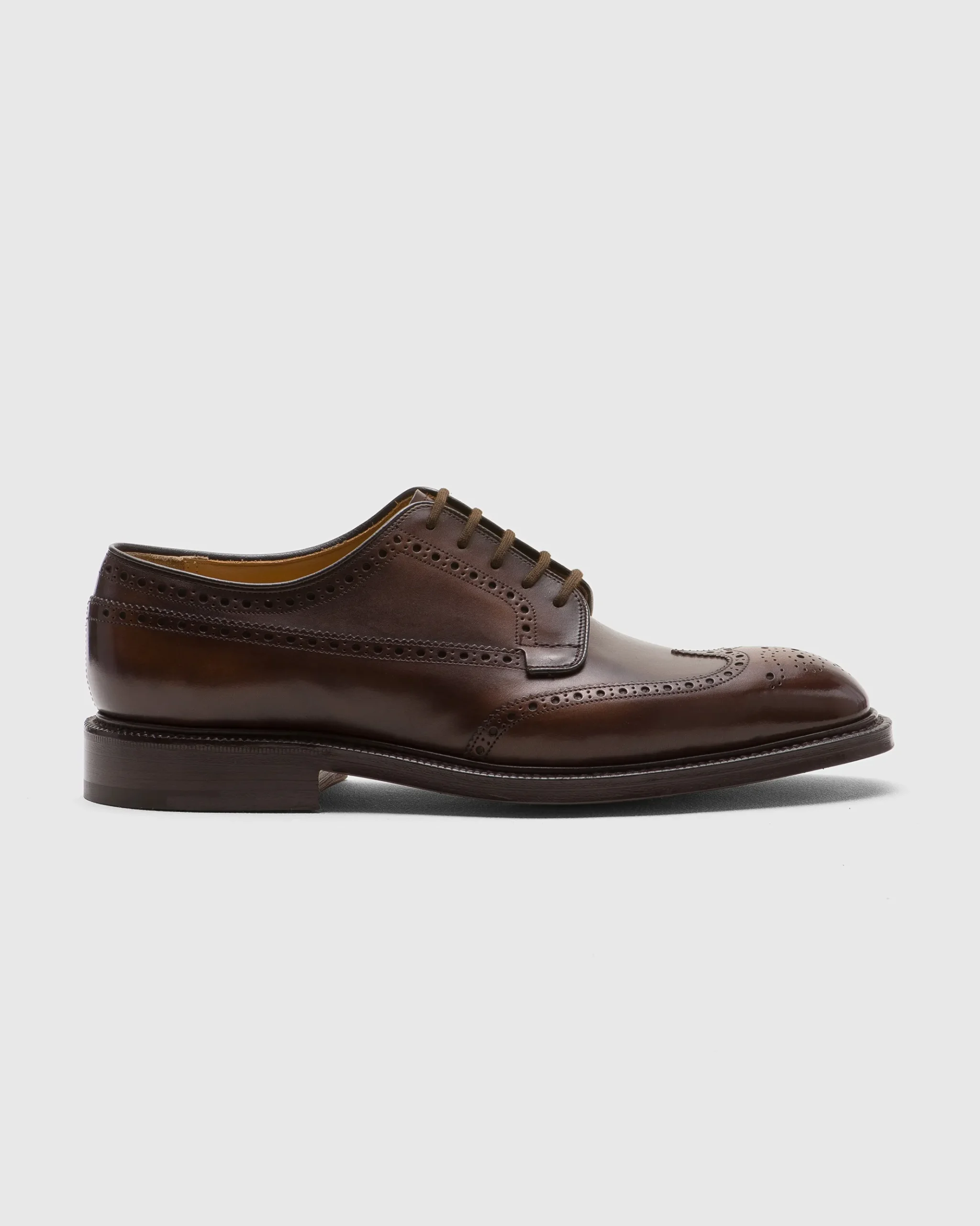 Grafton 173 - Bleached Calfskin Derby Brogue
