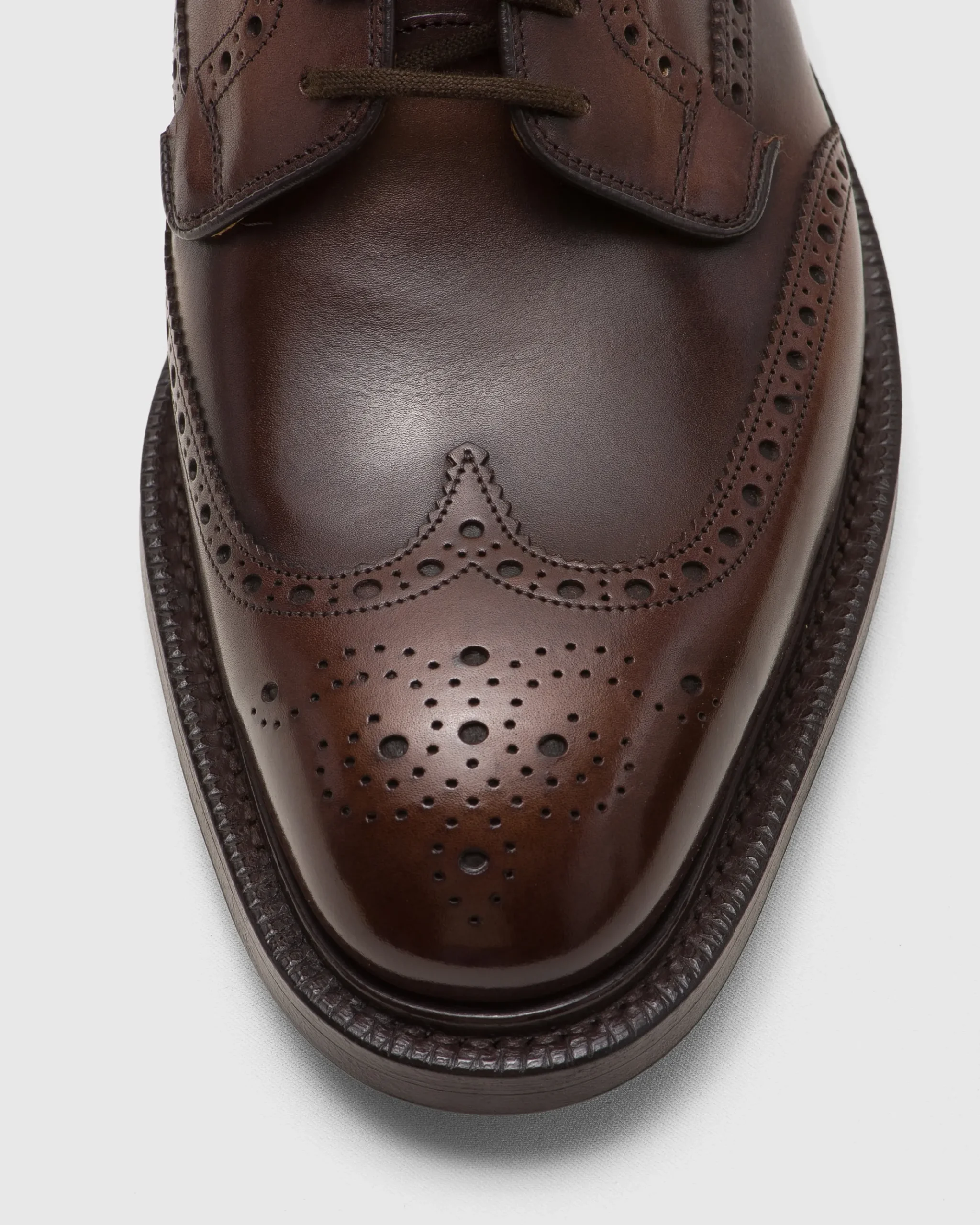 Grafton 173 - Bleached Calfskin Derby Brogue