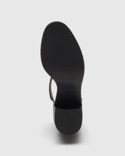 Kelsey 50 - Heeled Calfskin Sandal