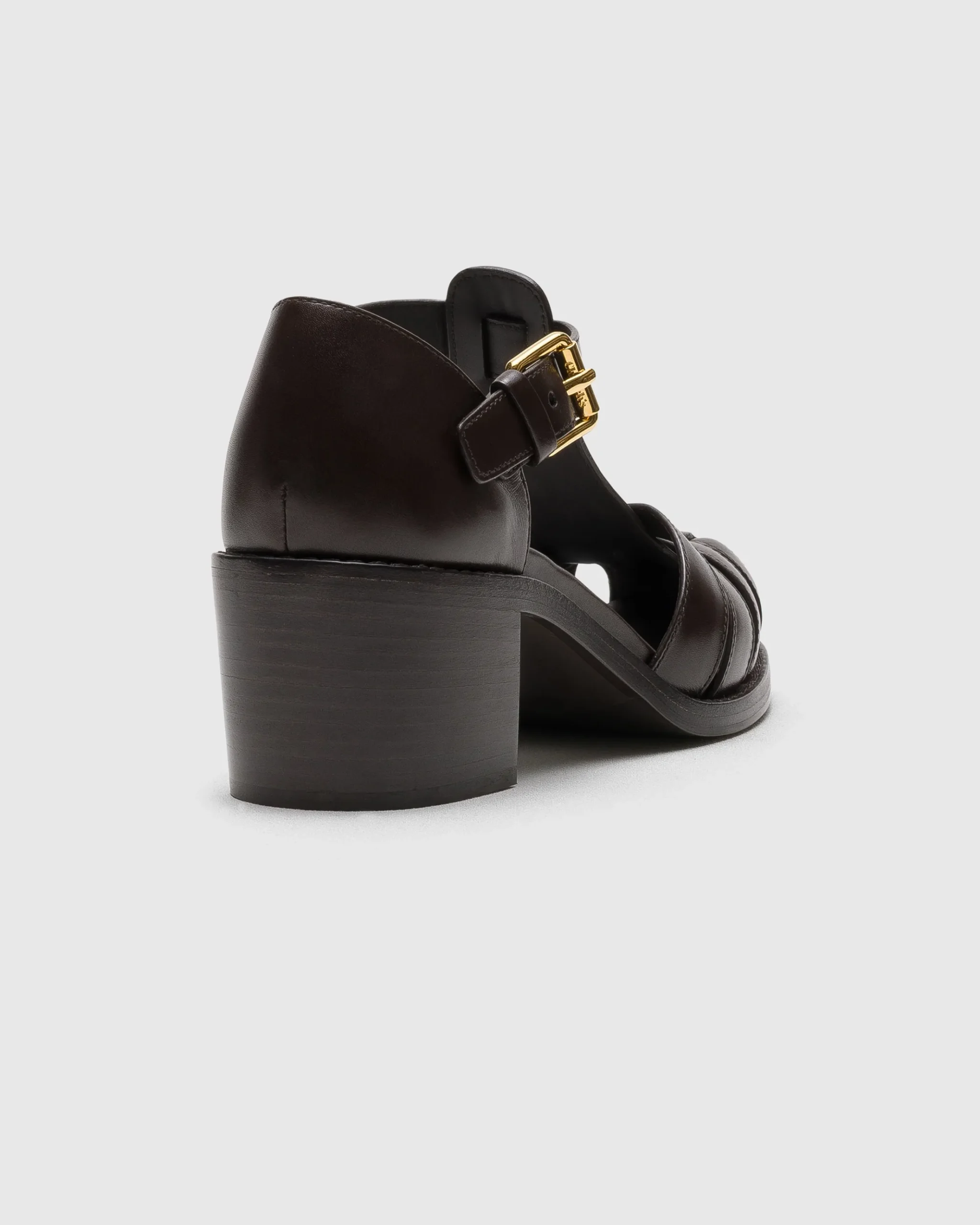 Kelsey 50 - Heeled Calfskin Sandal