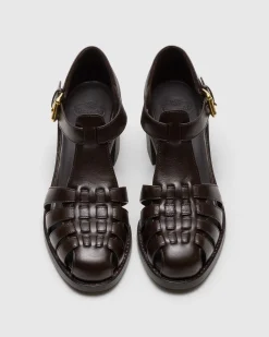 Kelsey 50 - Heeled Calfskin Sandal